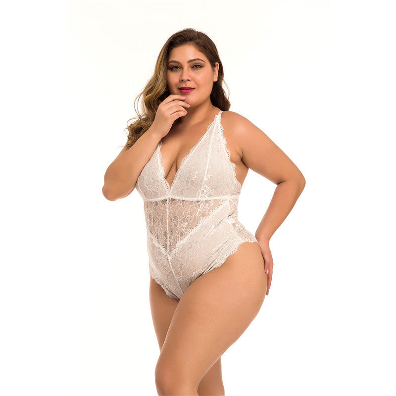 Plus & Curvy Size Lace Bodycon Lingerie