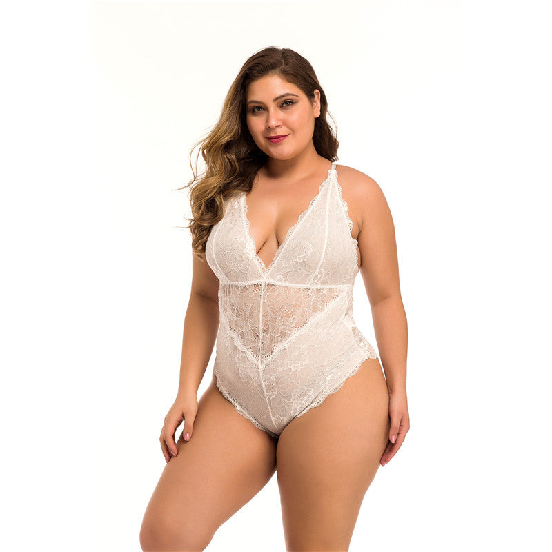 Plus & Curvy Size Lace Bodycon Lingerie