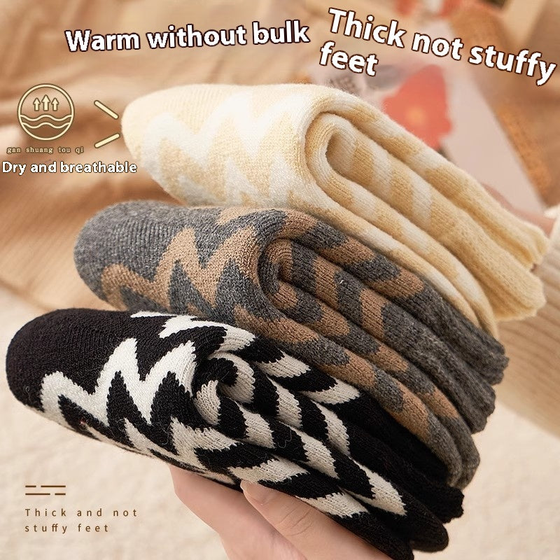 Thick Winter Fleece Lined Snow Warm Floor Socks