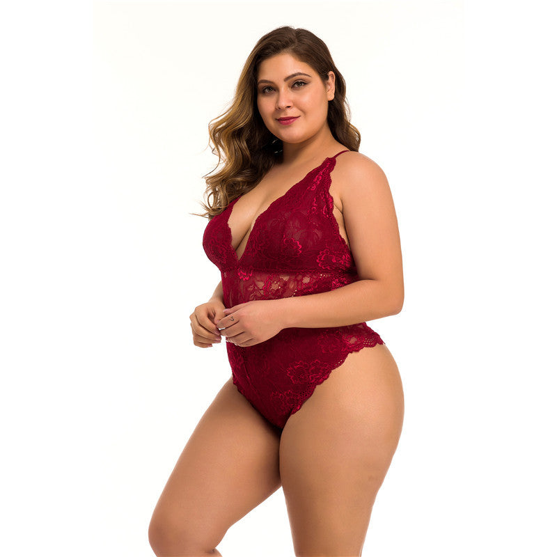 Plus & Curvy Size Lace Bodycon Lingerie