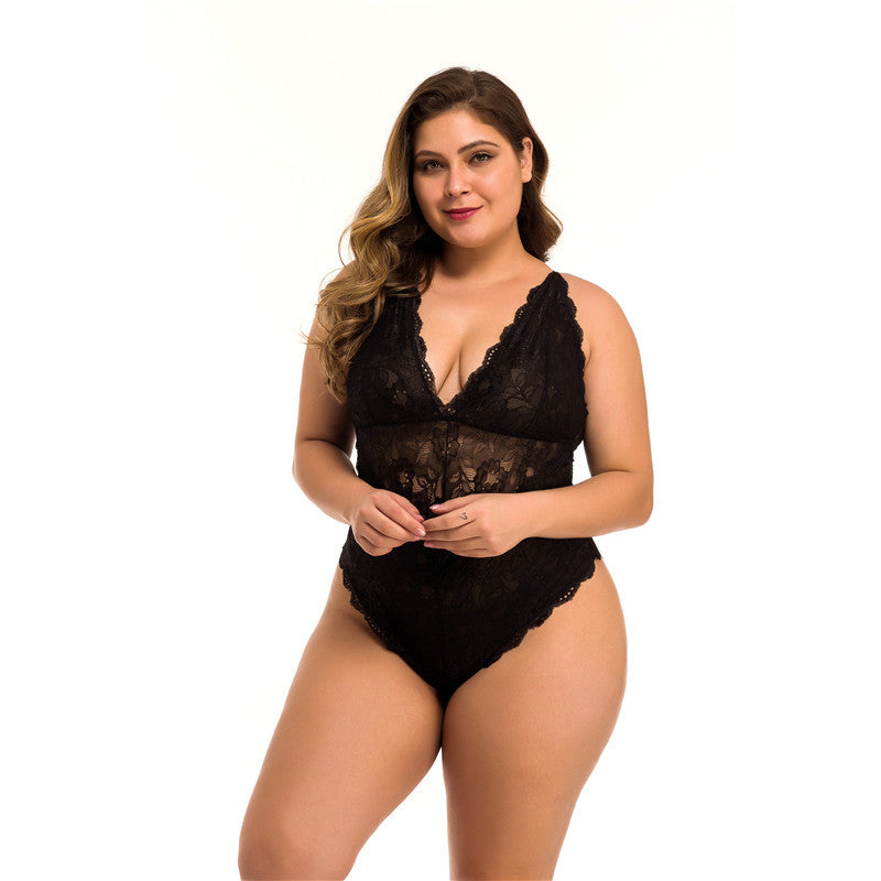 Plus & Curvy Size Lace Bodycon Lingerie