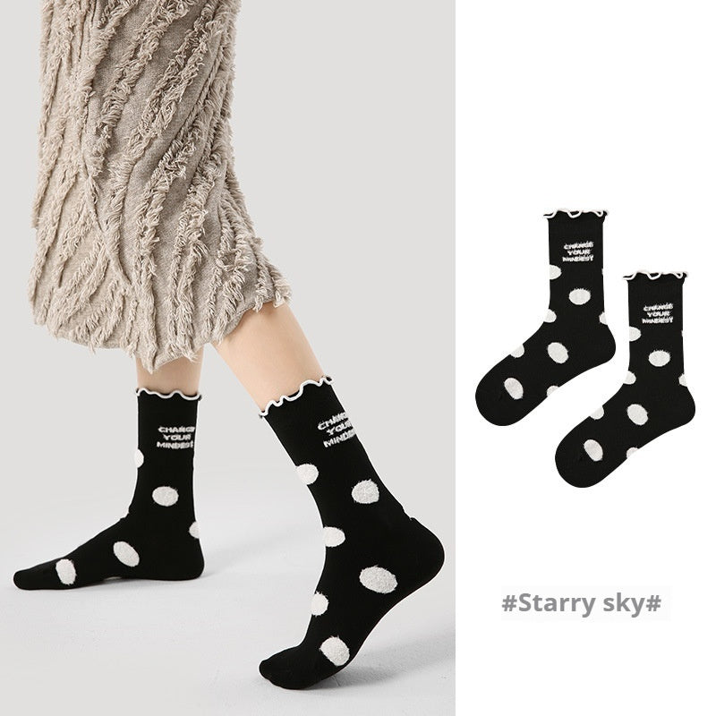 Vintage Court Style Thin Middle-length Stockings