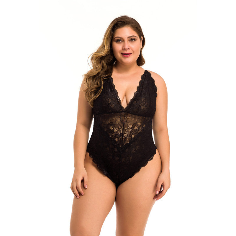 Plus & Curvy Size Lace Bodycon Lingerie