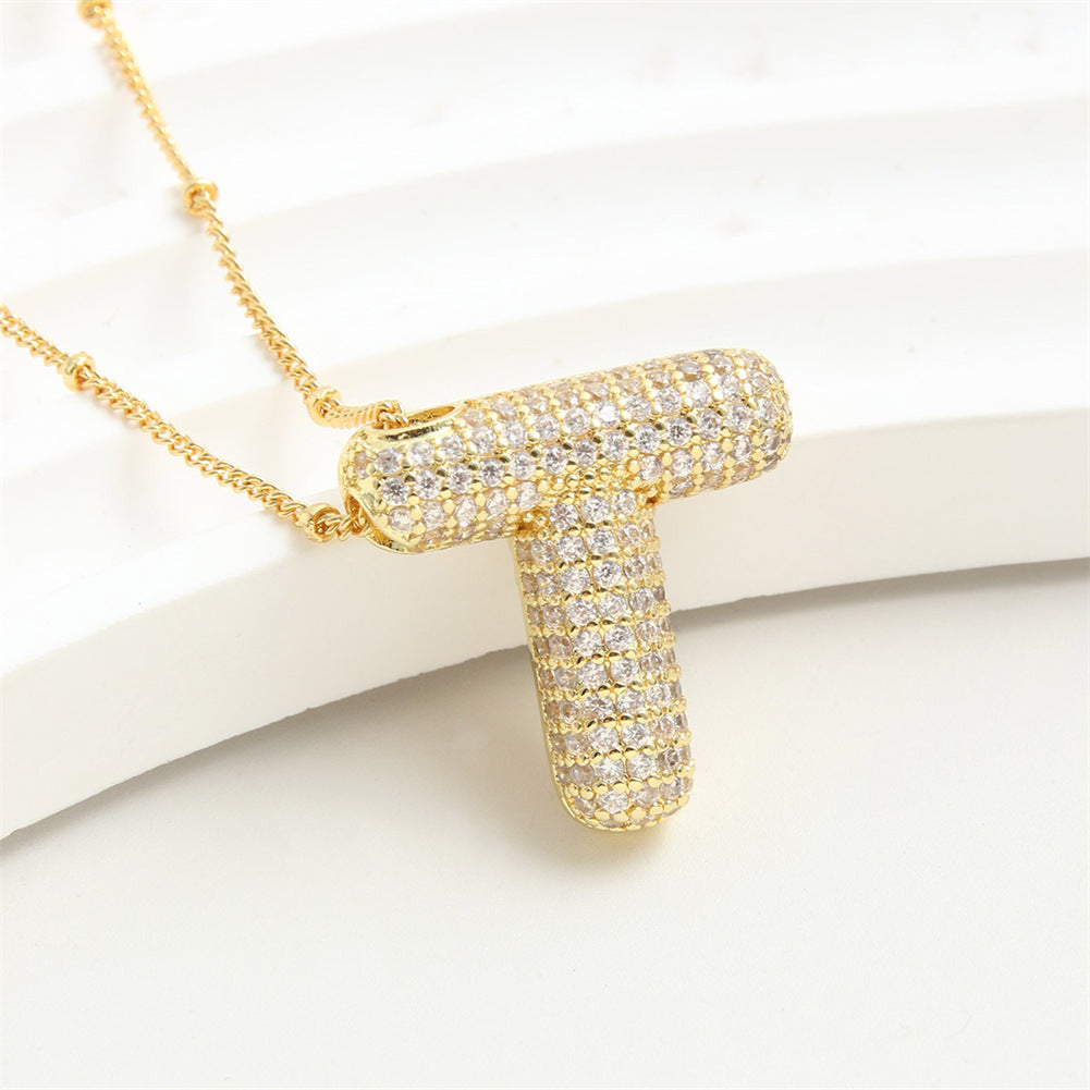 26 English-Letter Bubble Pendant