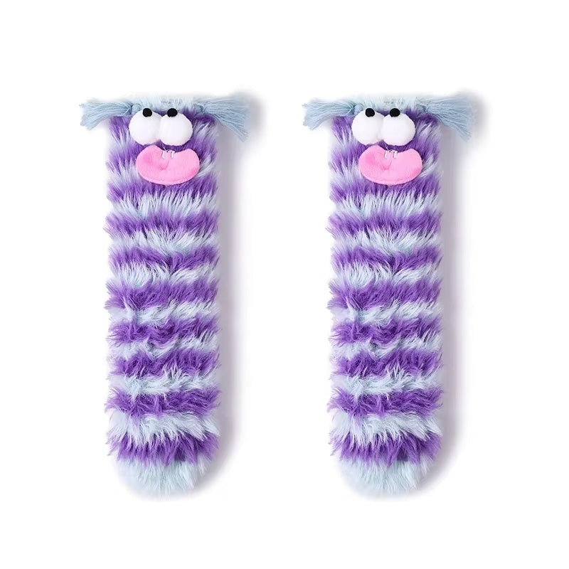 Funny Thickened Tube Winter Socks with Kawaii Cartoon