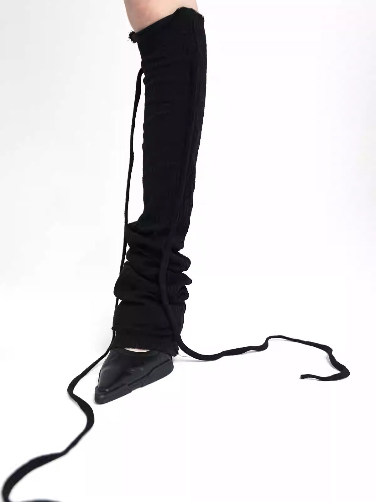 Hot Girl Solid-Color Knitted Socks