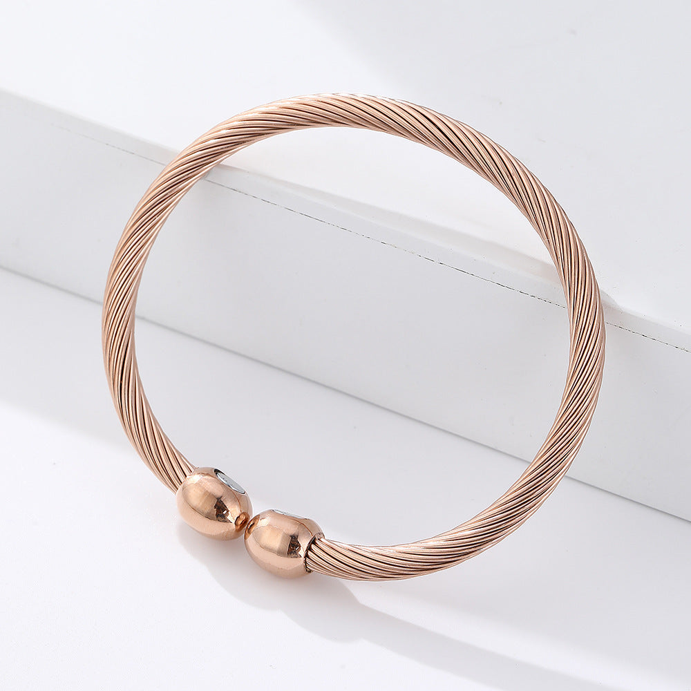 Magnetic Therapy Adjustable Titanium Steel Anti-static