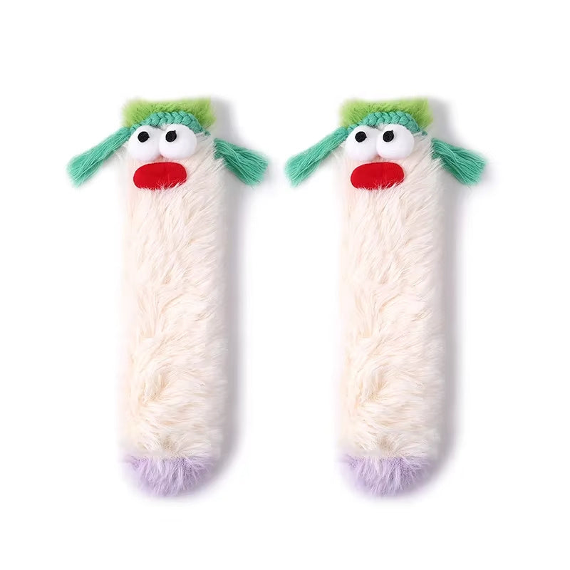 Funny Thickened Tube Winter Socks with Kawaii Cartoon