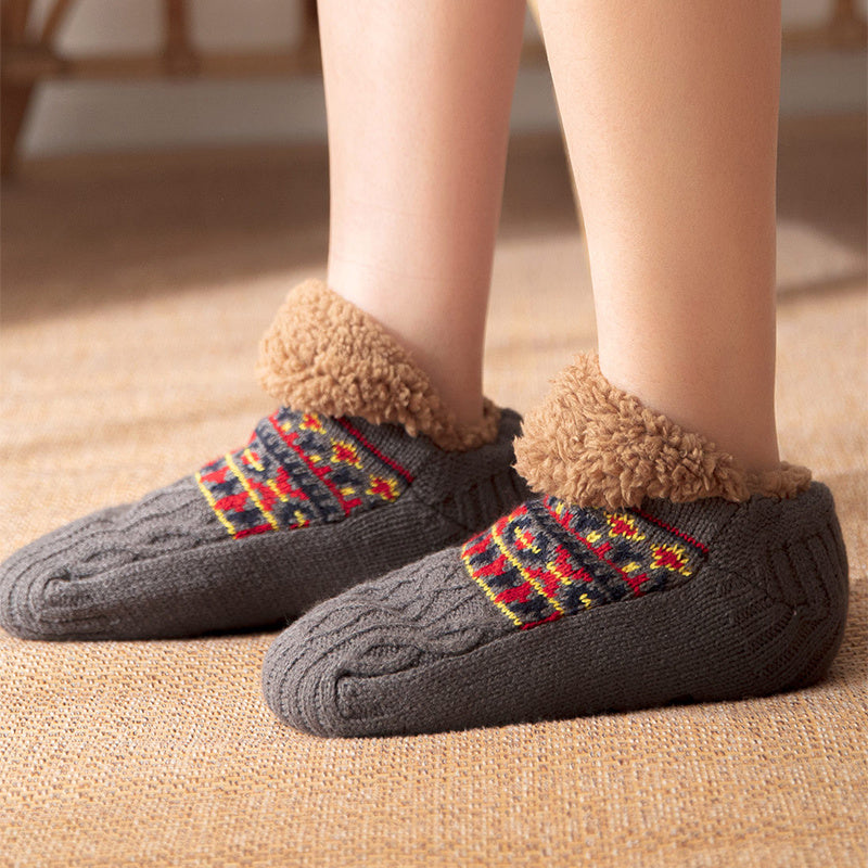 Fall And Winter Warm Non-slip Indoor Home Floor Socks