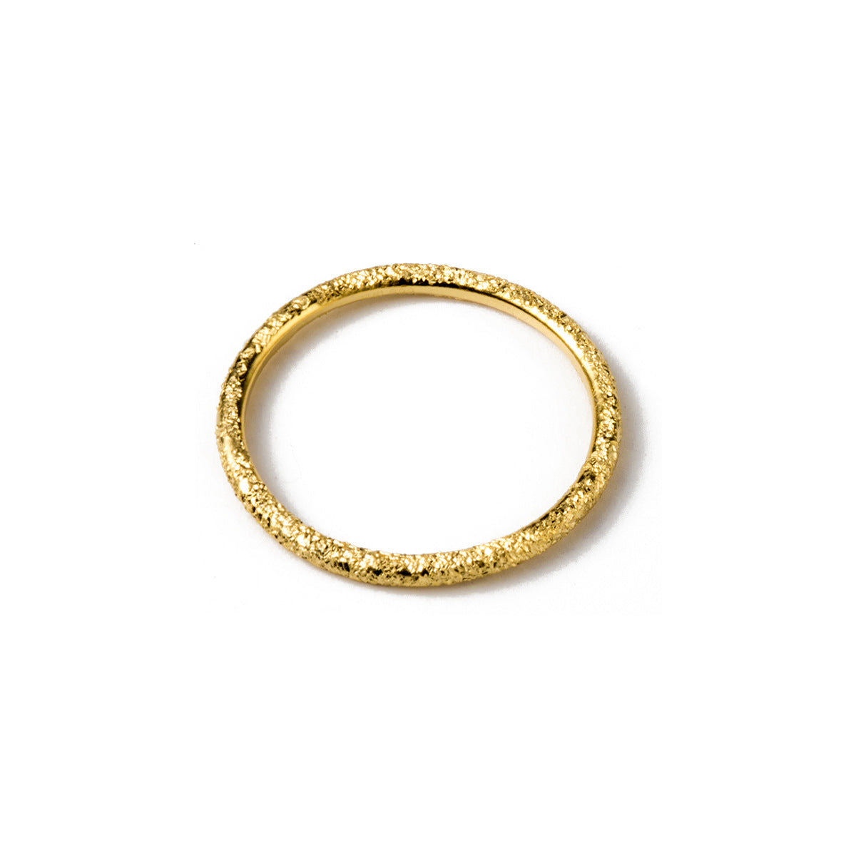 Simple Glossy Frosted Ring Design