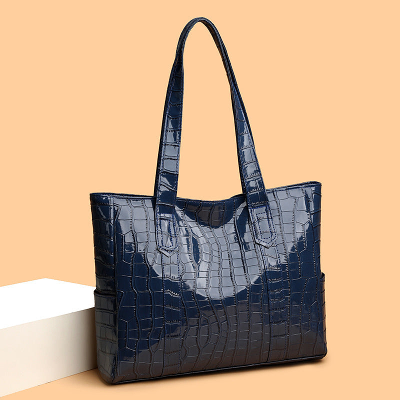 Versatile Textured Tote Bag