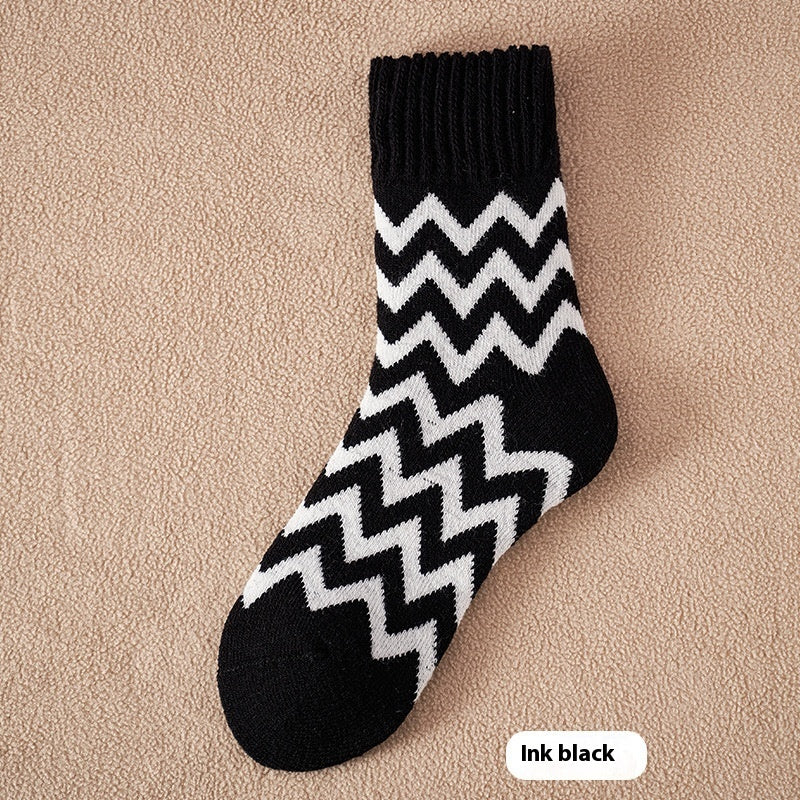 Thick Winter Fleece Lined Snow Warm Floor Socks