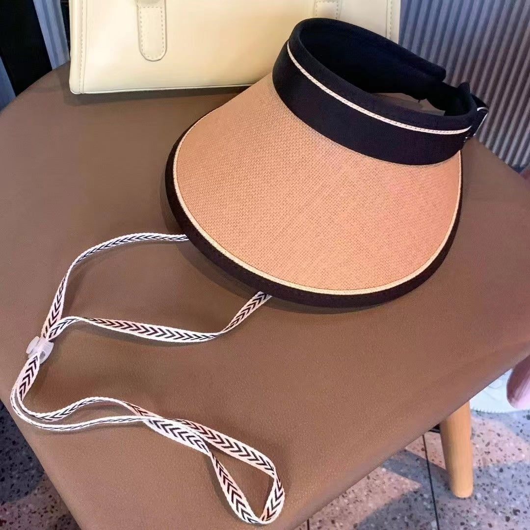 Double-layer Large Brim Sun Protection Foldable Hat