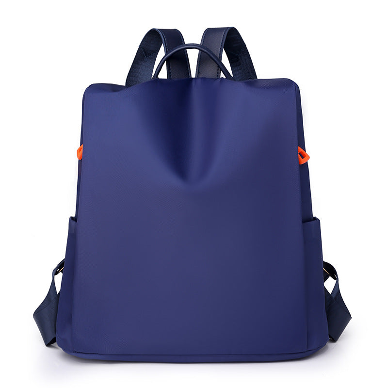 Solid and Multi-Color Oxford Cloth Backpack
