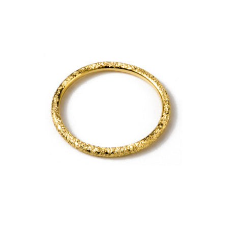 Simple Glossy Frosted Ring Design