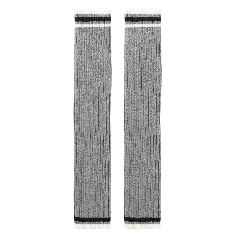 Gray Spring And Autumn Bunching Socks
