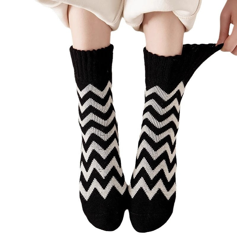 Thick Winter Fleece Lined Snow Warm Floor Socks