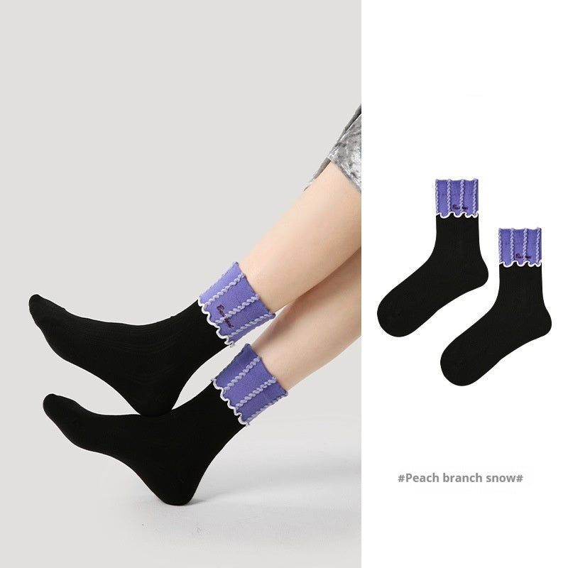 Vintage Court Style Thin Middle-length Stockings