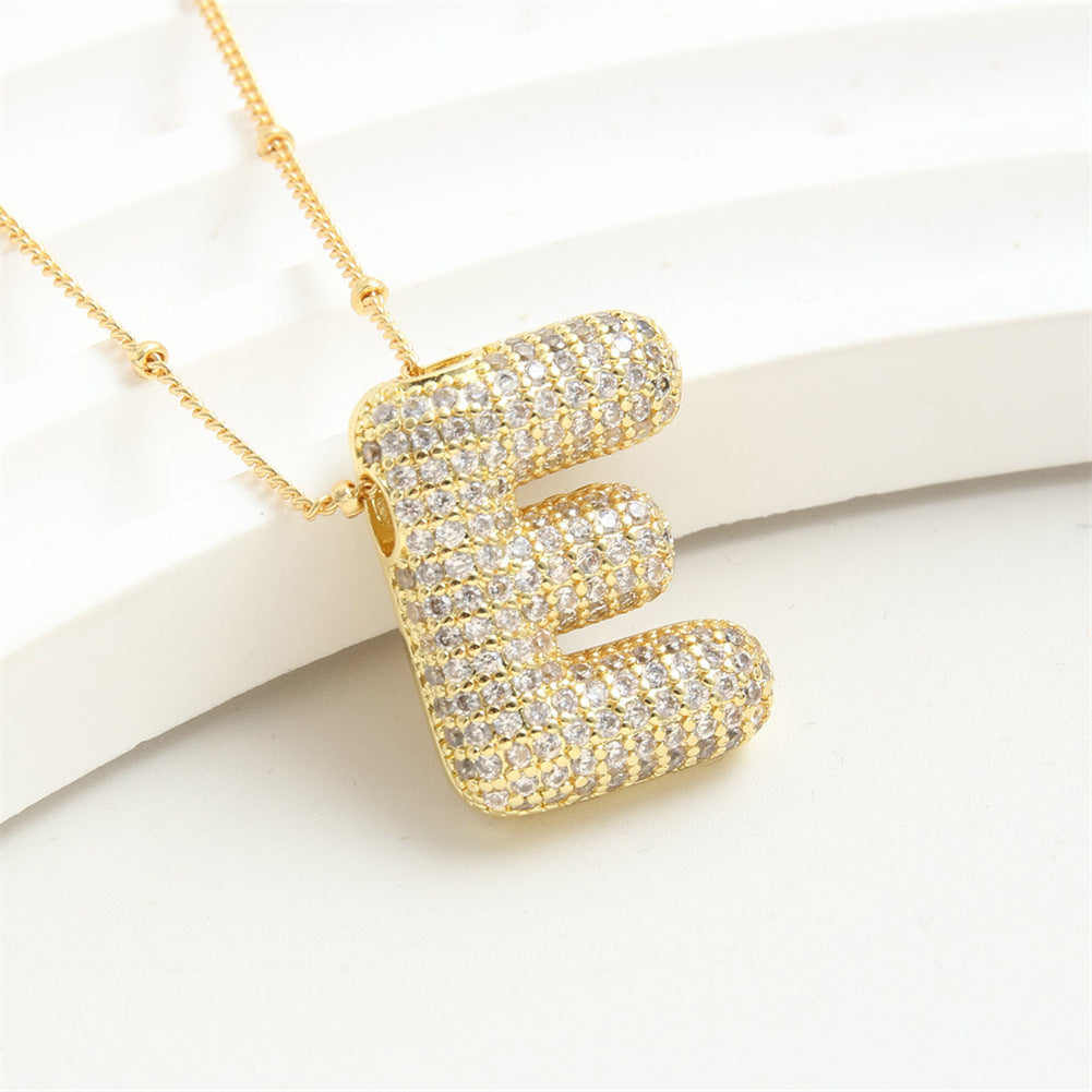 26 English-Letter Bubble Pendant