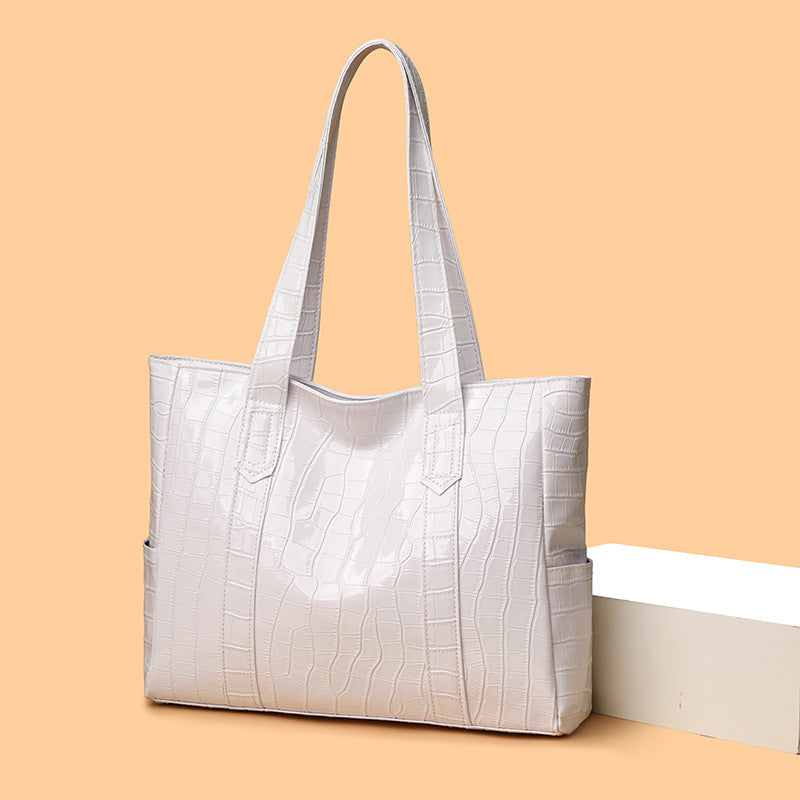Versatile Textured Tote Bag