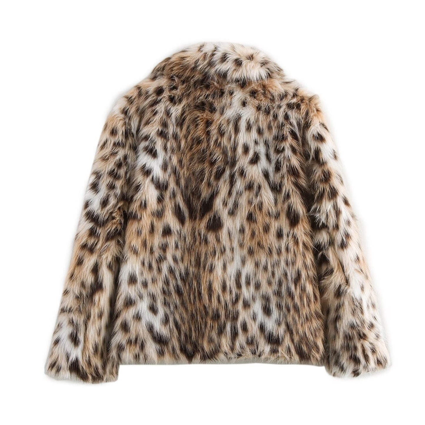 Winter Fake Fur Leopard Coat