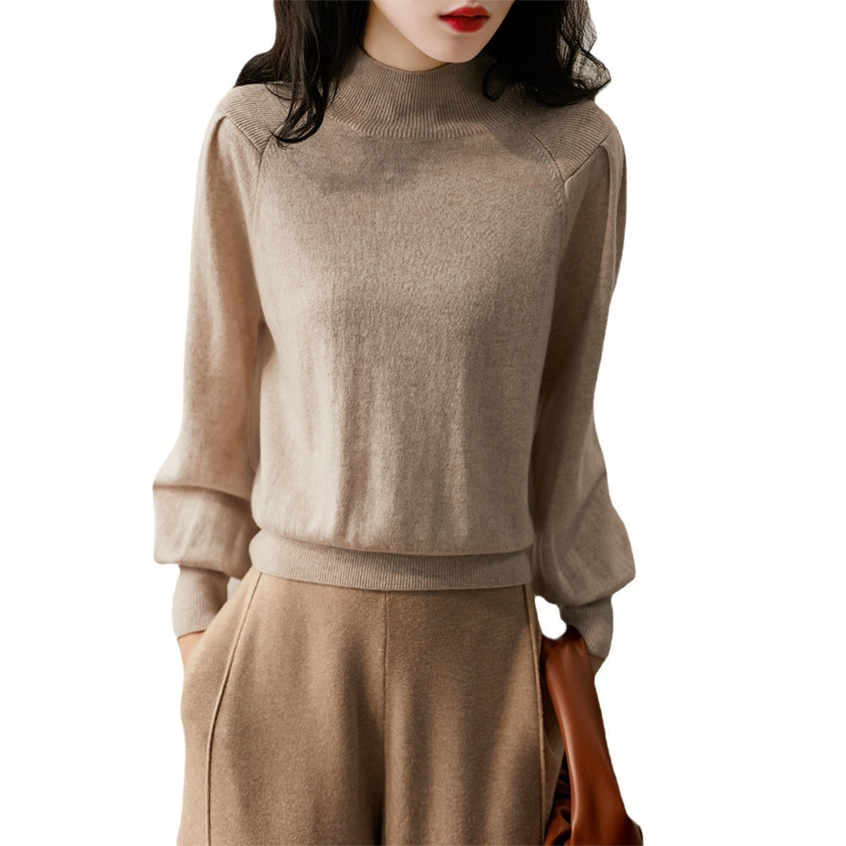 Lotus Multi-color Horn Sleeve Sweater