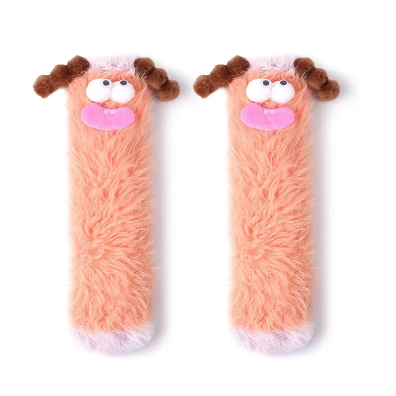 Funny Thickened Tube Winter Socks with Kawaii Cartoon