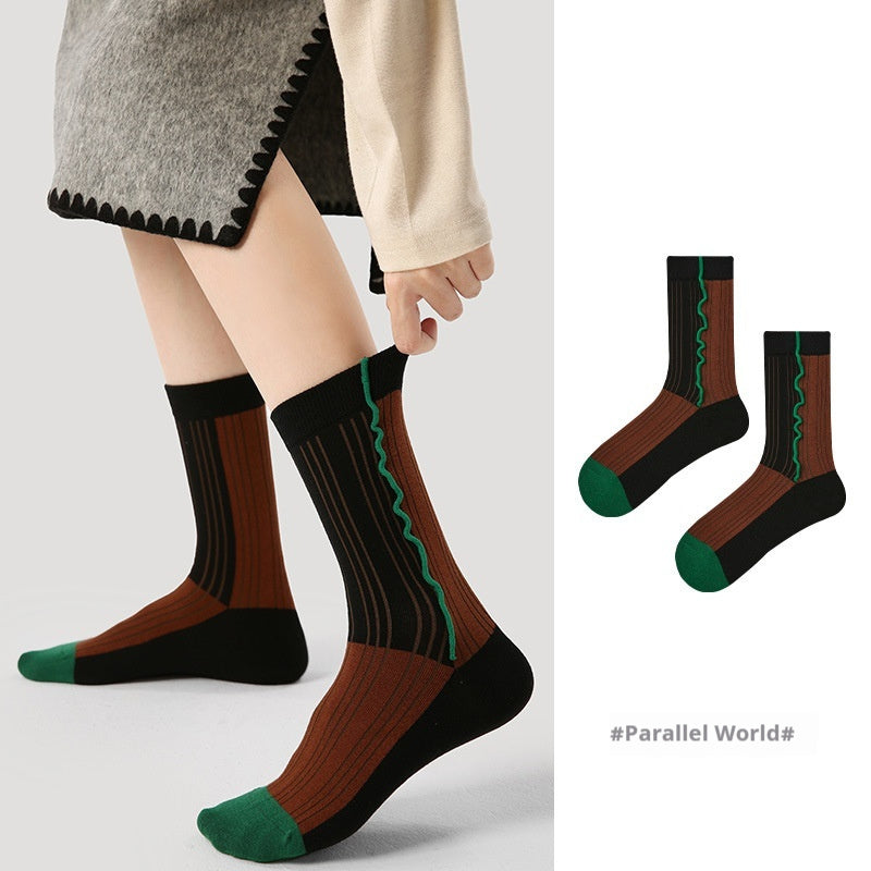 Vintage Court Style Thin Middle-length Stockings