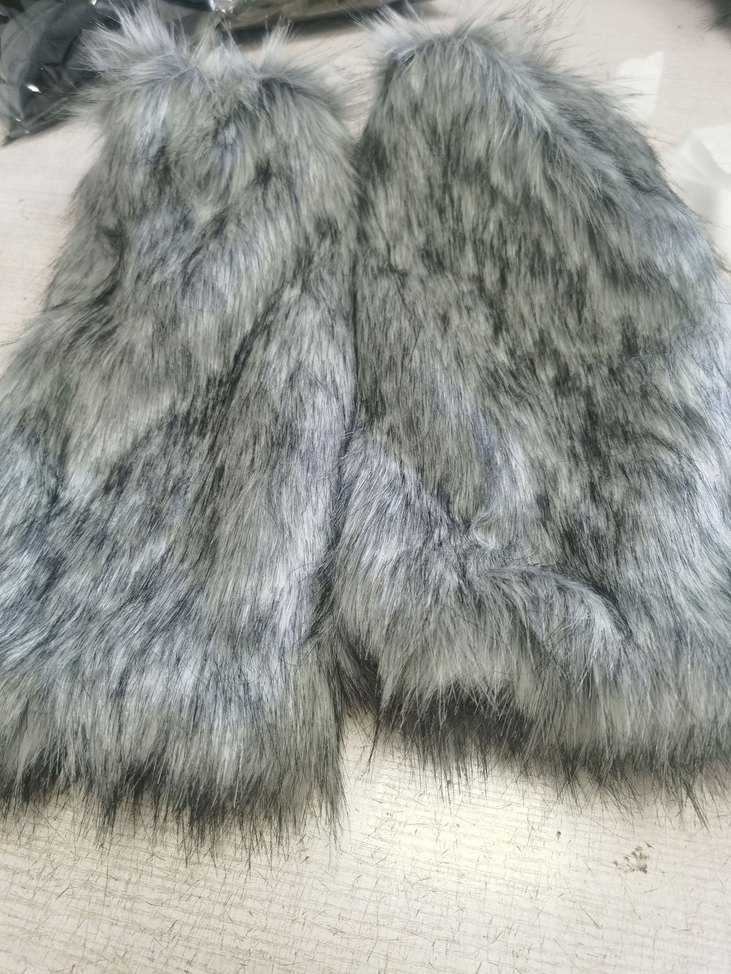 Short Fur Boot Cover Foot Sock