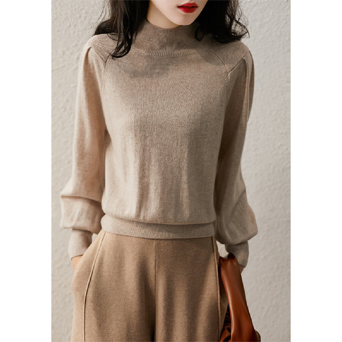 Lotus Multi-color Horn Sleeve Sweater