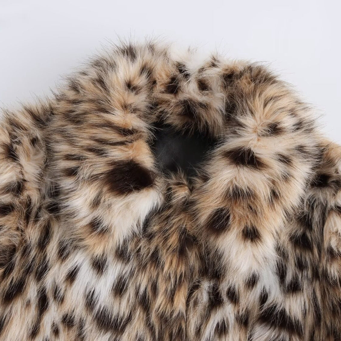 Winter Fake Fur Leopard Coat