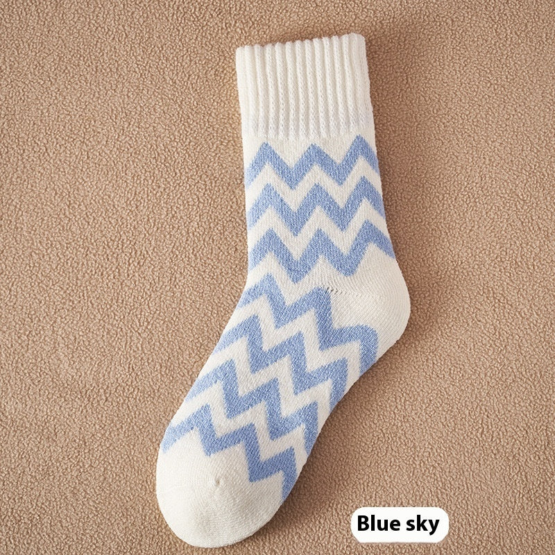 Thick Winter Fleece Lined Snow Warm Floor Socks