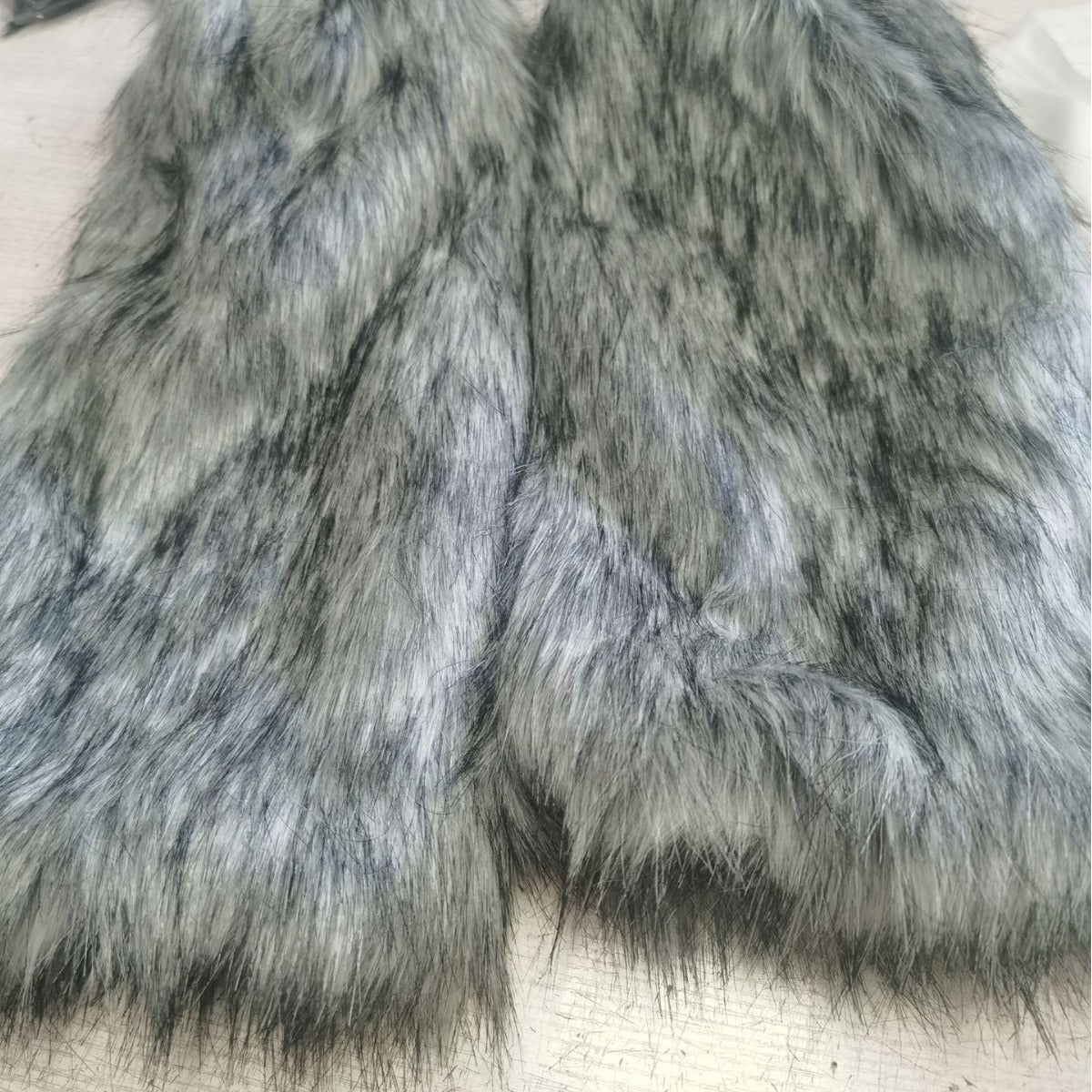 Short Fur Boot Cover Foot Sock