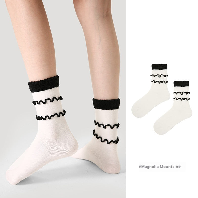 Vintage Court Style Thin Middle-length Stockings