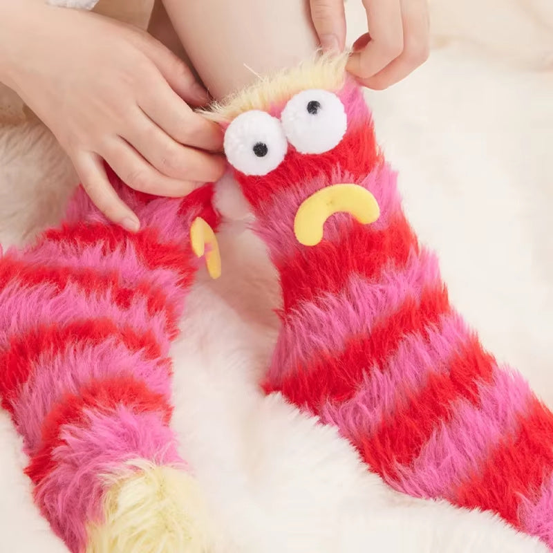 Funny Thickened Tube Winter Socks with Kawaii Cartoon