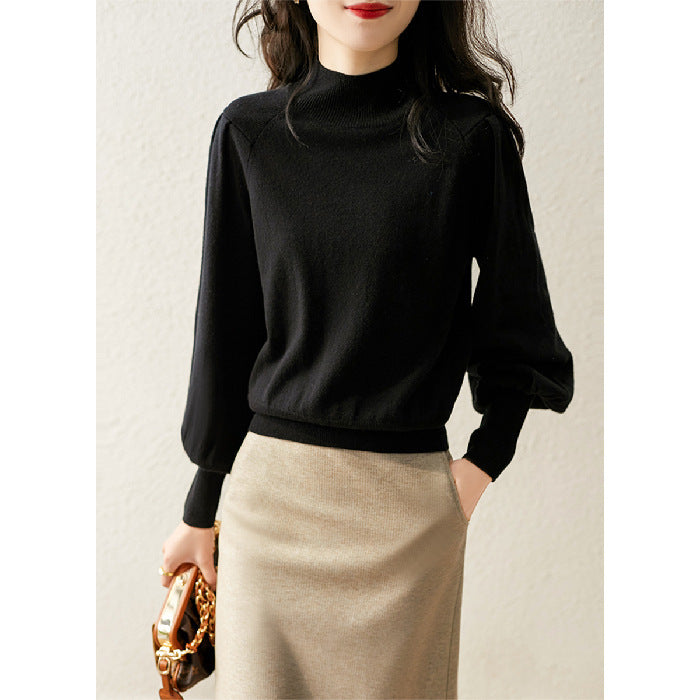 Lotus Multi-color Horn Sleeve Sweater