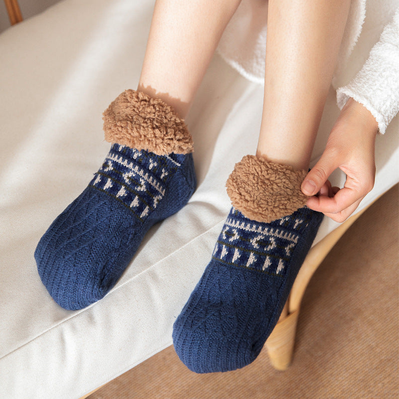 Fall And Winter Warm Non-slip Indoor Home Floor Socks