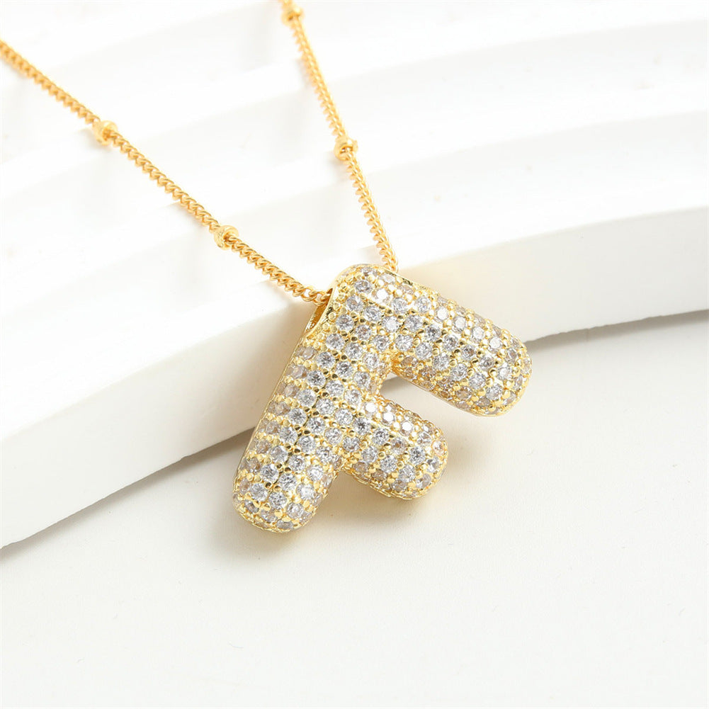 26 English-Letter Bubble Pendant
