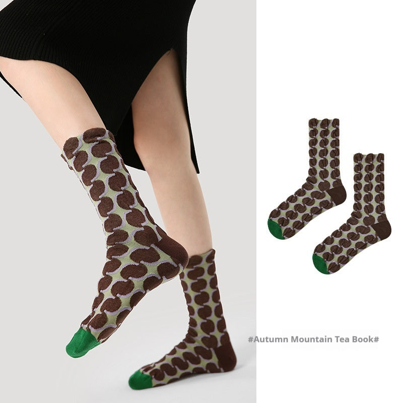 Vintage Court Style Thin Middle-length Stockings