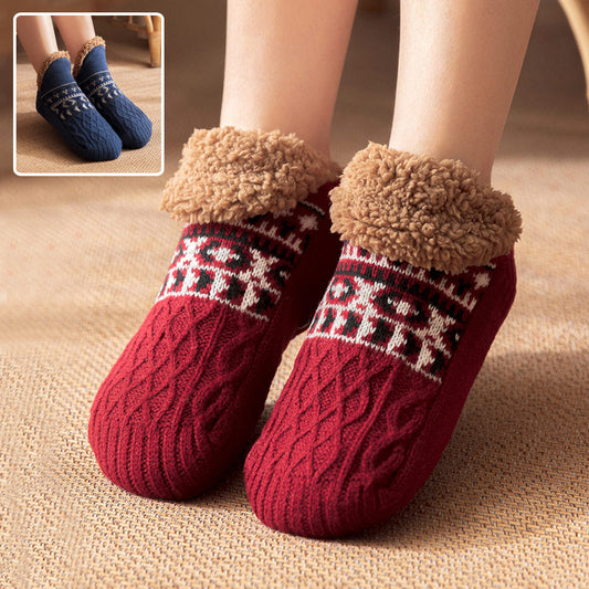 Fall And Winter Warm Non-slip Indoor Home Floor Socks