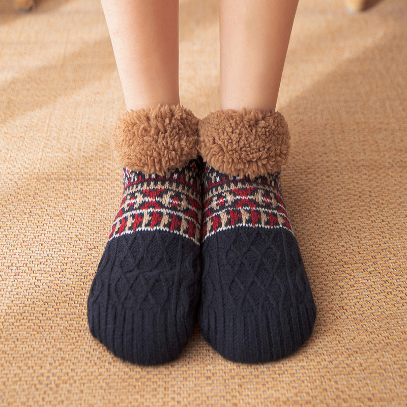 Fall And Winter Warm Non-slip Indoor Home Floor Socks