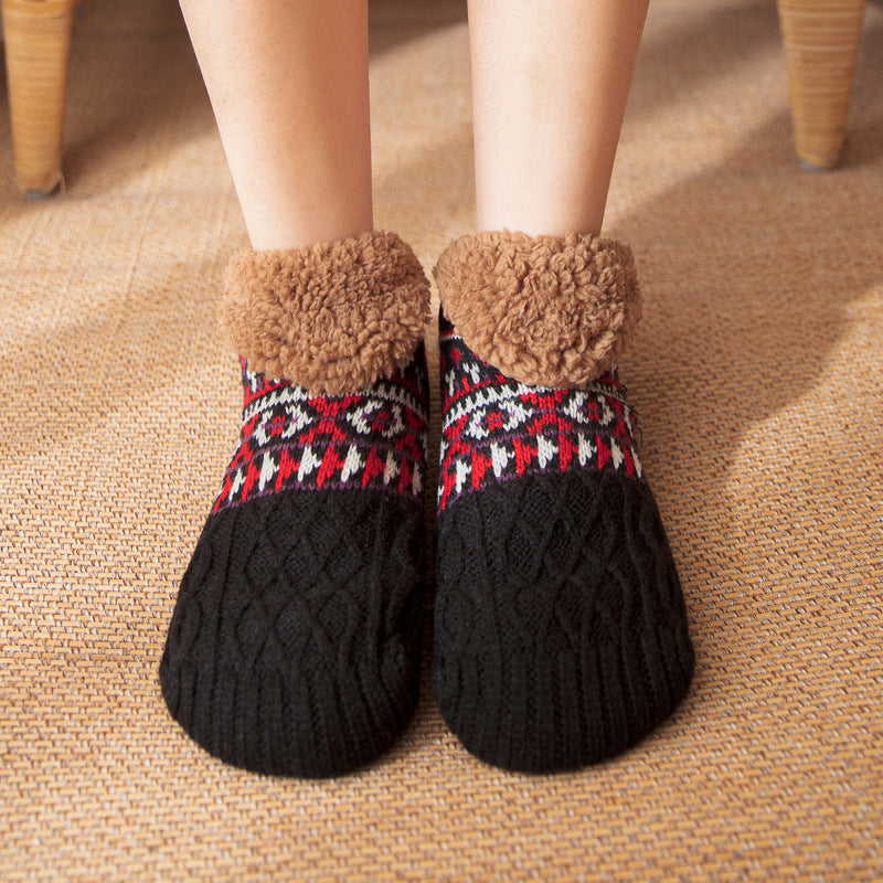 Fall And Winter Warm Non-slip Indoor Home Floor Socks