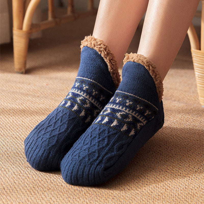 Fall And Winter Warm Non-slip Indoor Home Floor Socks